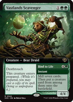 Vastlands Scavenger (Extended Art) [SOS 342]  Foil