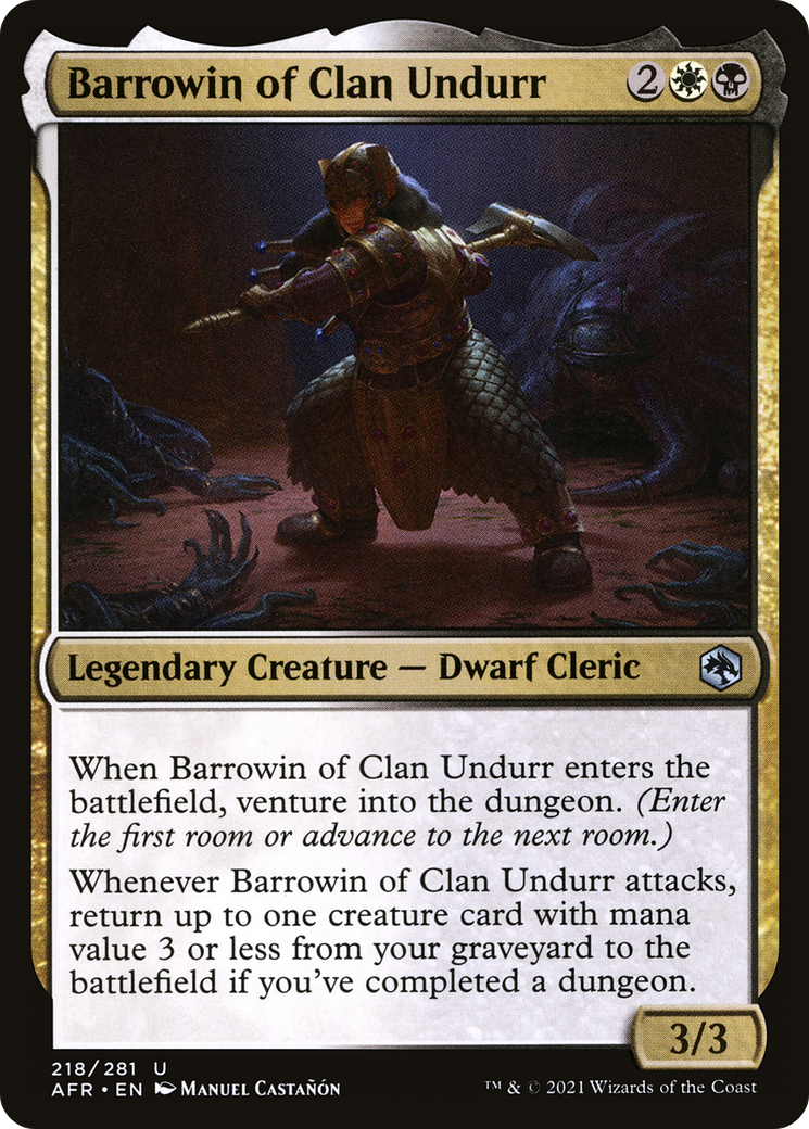 {C} Barrowin of Clan Undurr [Dungeons & Dragons: Adventures in the Forgotten Realms][AFR 218]