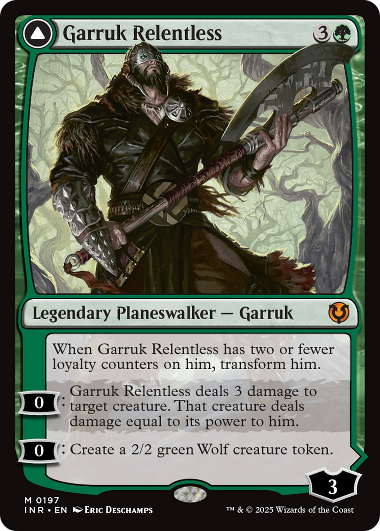 {R} Garruk Relentless // Garruk, the Veil-Cursed [Innistrad Remastered][INR 197]