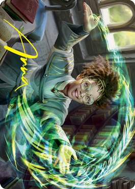 {A} Eureka Moment Art Card (Gold-Stamped Signature) [Strixhaven: School of Mages Art Series][GS ASTX 025]