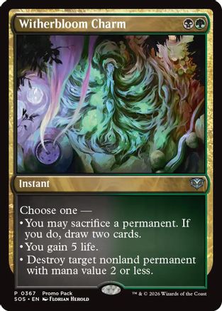 Witherbloom Charm [PPSOS 367]  Foil