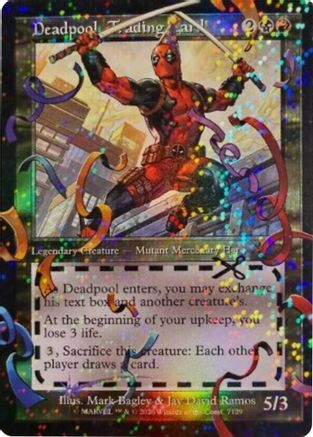 Deadpool, Trading Card (7129) (Pool Party Foil) [SLD 7129]  Foil