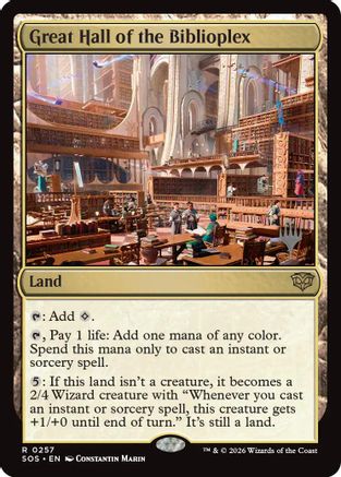 Great Hall of the Biblioplex [PPSOS 257]  Foil