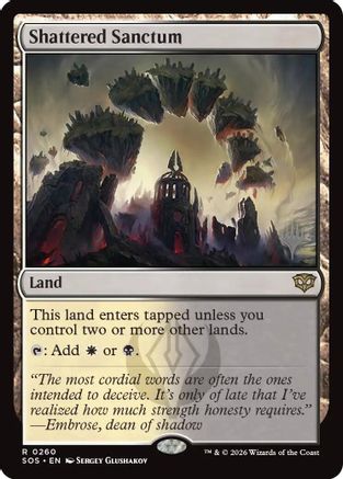 Shattered Sanctum [PPSOS 260]  Foil