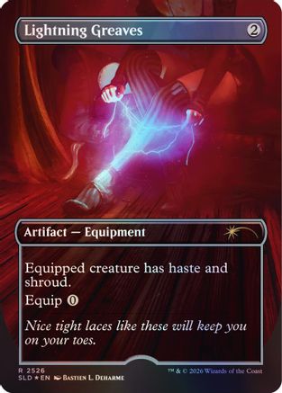 Lightning Greaves (2526) [SLD 2526]  Foil