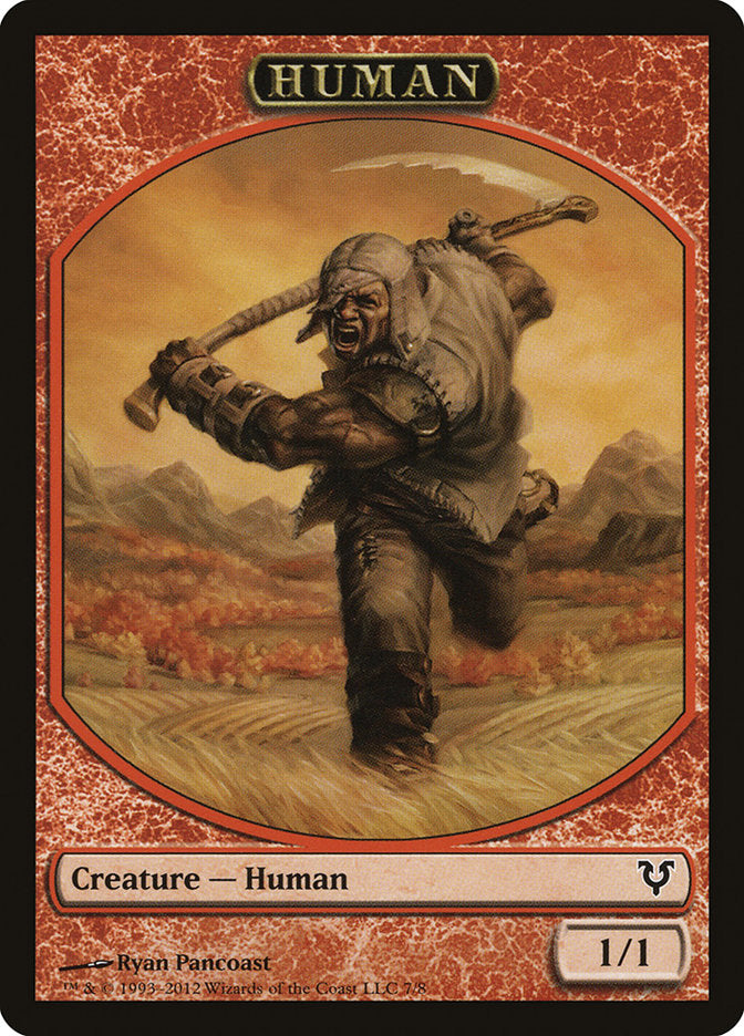 {T} Human Token (7/8) [Avacyn Restored Tokens][TAVR 007]