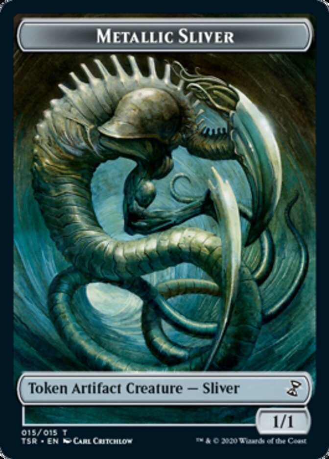 {T} Metallic Sliver Token [Time Spiral Remastered Tokens][TTSR 015]