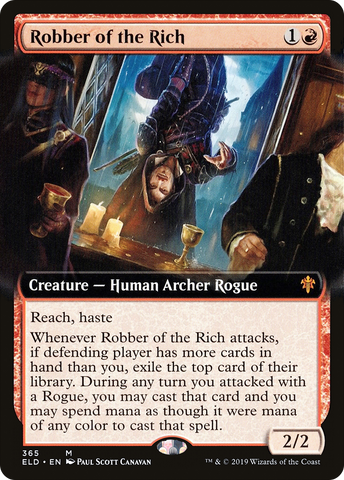 {R} Robber of the Rich (Extended Art) [Throne of Eldraine][ELD 365]