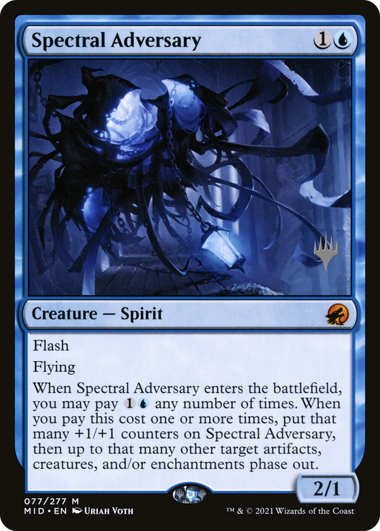 {R} Spectral Adversary (Promo Pack) [Innistrad: Midnight Hunt Promo Pack][PP MID 077]