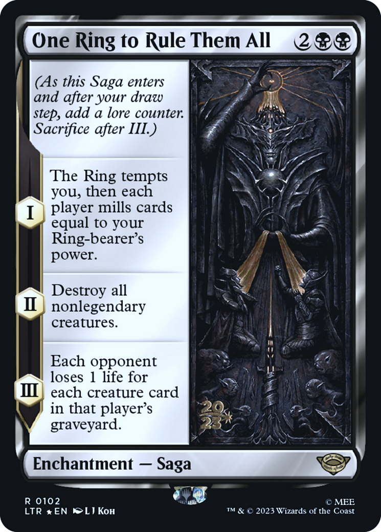 {R} One Ring to Rule Them All [The Lord of the Rings: Tales of Middle-Earth Prerelease Promos][PR LTR 102]