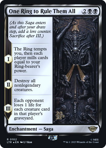 {R} One Ring to Rule Them All [The Lord of the Rings: Tales of Middle-Earth Prerelease Promos][PR LTR 102]