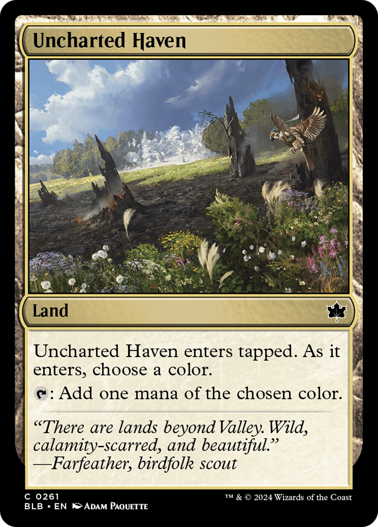 {@C} Uncharted Haven [Bloomburrow][BLB 261]