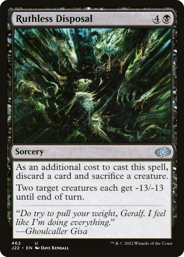{C} Ruthless Disposal [Jumpstart 2022][J22 462]