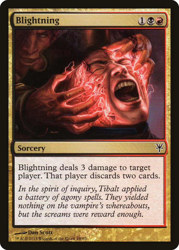 {C} Blightning [Duel Decks: Sorin vs. Tibalt][DDK 069]