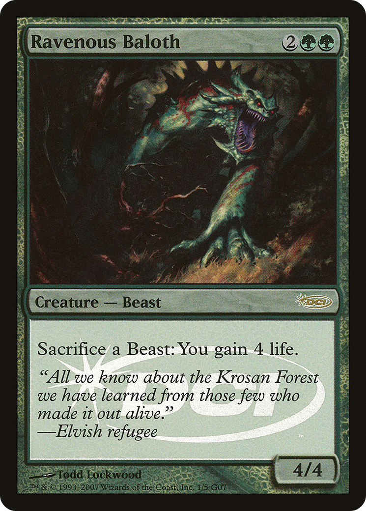 {R} Ravenous Baloth [Judge Gift Cards 2007][PA J07 001]