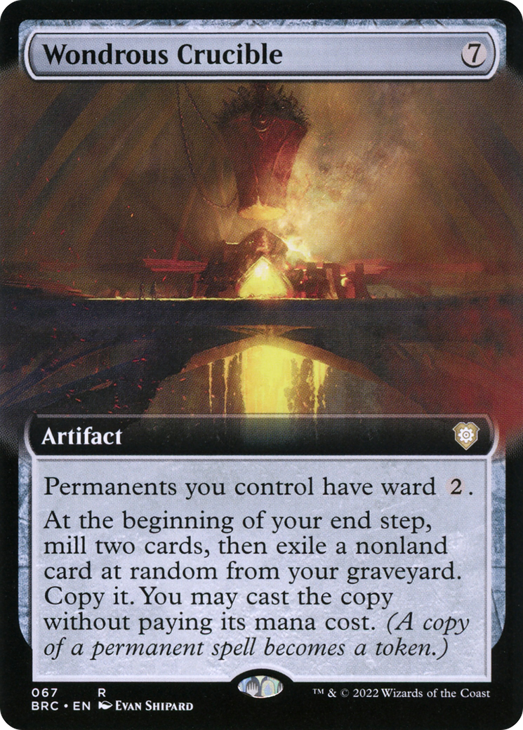 {R} Wondrous Crucible (Extended Art) [The Brothers' War Commander][BRC 067]