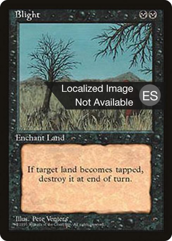 {F} Blight [Fourth Edition (Foreign Black Border)][FBB 4ED 122]