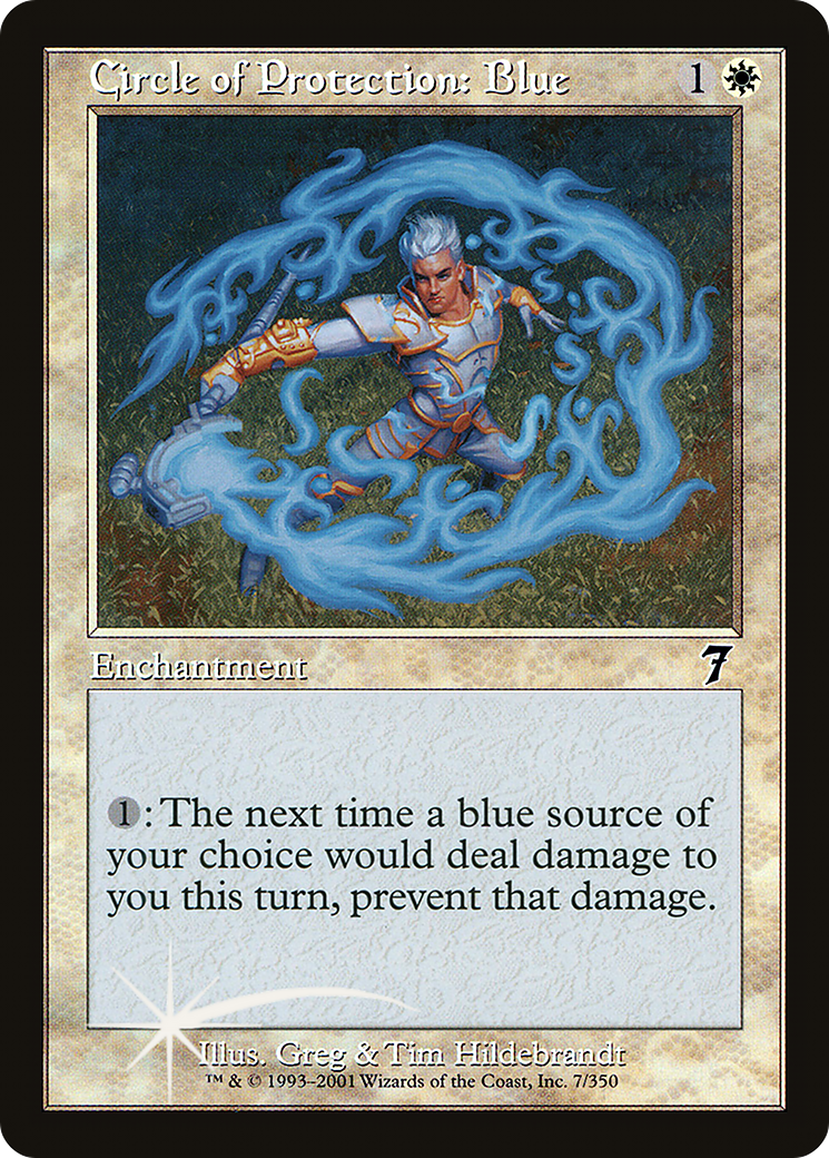 {C} Circle of Protection: Blue [Seventh Edition][7ED 007]