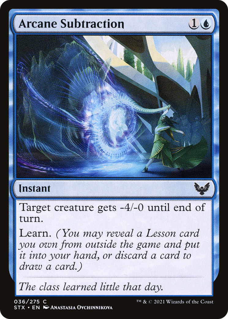 {C} Arcane Subtraction [Strixhaven: School of Mages][STX 036]