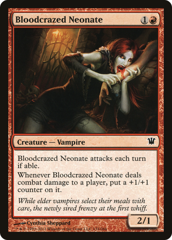 {C} Bloodcrazed Neonate [Innistrad][ISD 131]