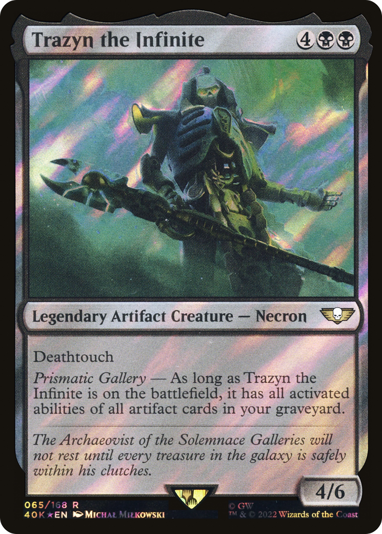 {R} Trazyn the Infinite (Surge Foil) [Universes Beyond: Warhammer 40,000][SF 40K 065]