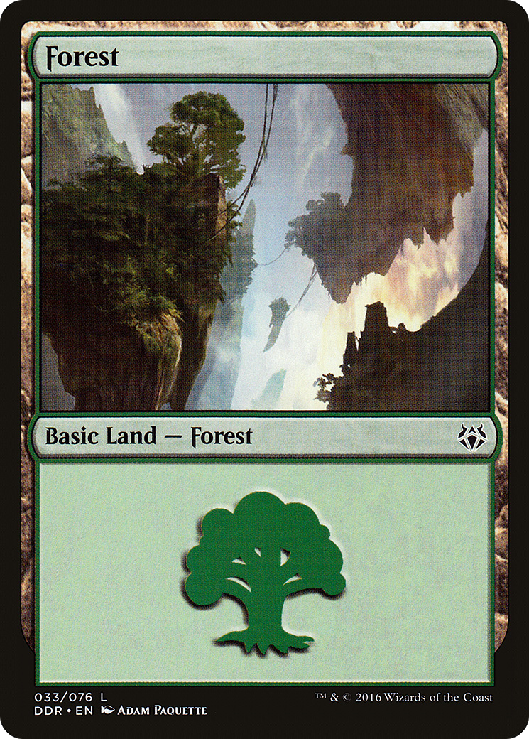 {B}[DDR 033] Forest (33) [Duel Decks: Nissa vs. Ob Nixilis]