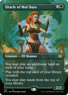 {R} Oracle of Mul Daya (Borderless Alternate Art) [Double Masters 2022][2X2 370]