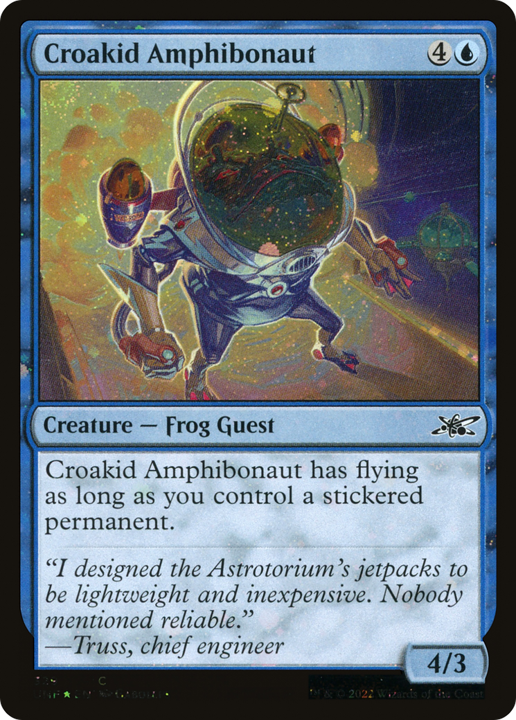 {C} Croakid Amphibonaut (Galaxy Foil) [Unfinity][UNF 329]