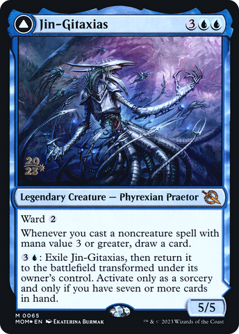 {R} Jin-Gitaxias // The Great Synthesis [March of the Machine Prerelease Promos][PR MOM 065]