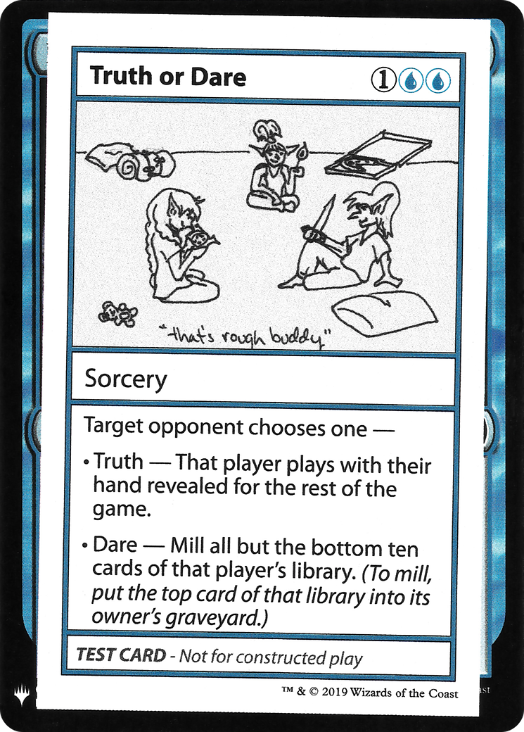 {R} Truth or Dare [Mystery Booster Playtest Cards][CON CMB1 032]