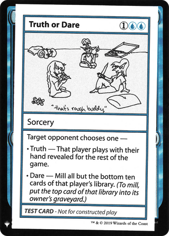 {R} Truth or Dare [Mystery Booster Playtest Cards][CON CMB1 032]