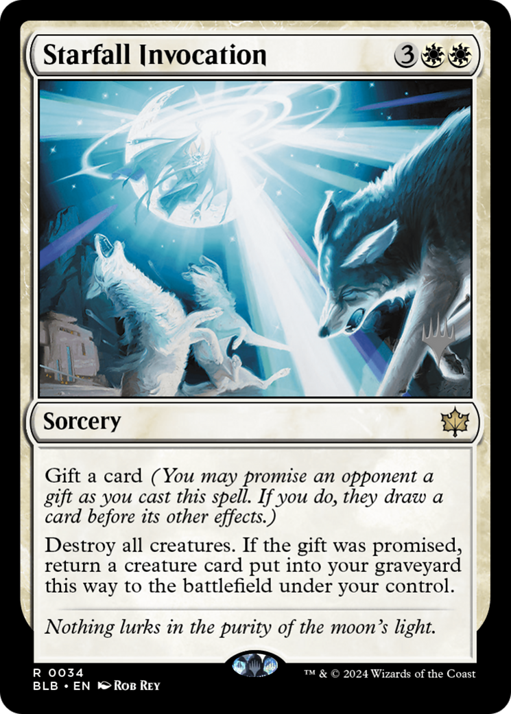 {@R} Starfall Invocation (Promo Pack) [Bloomburrow Promos][PP BLB 034]