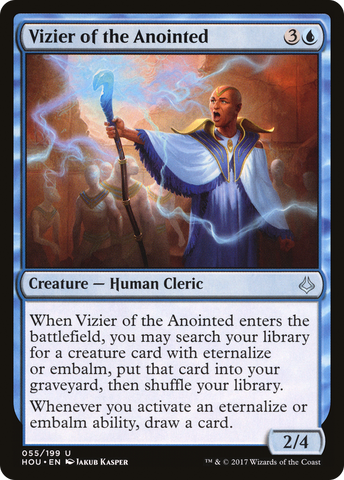 {C} Vizier of the Anointed [Hour of Devastation][HOU 055]