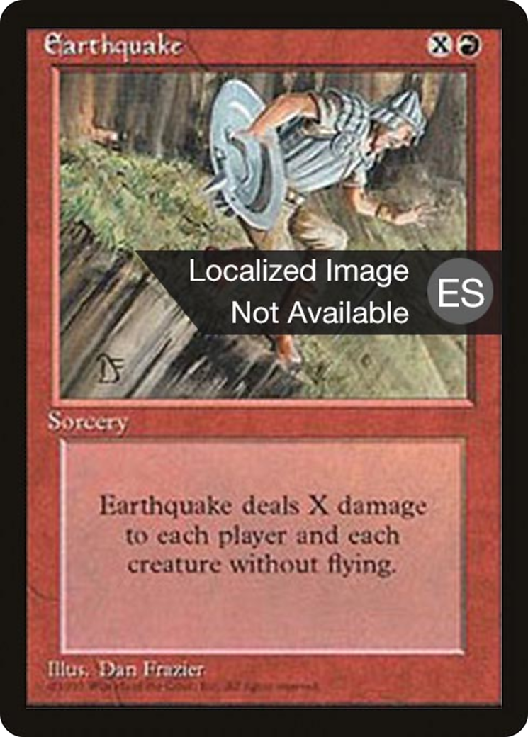 {F} Earthquake [Fourth Edition (Foreign Black Border)][FBB 4ED 189]