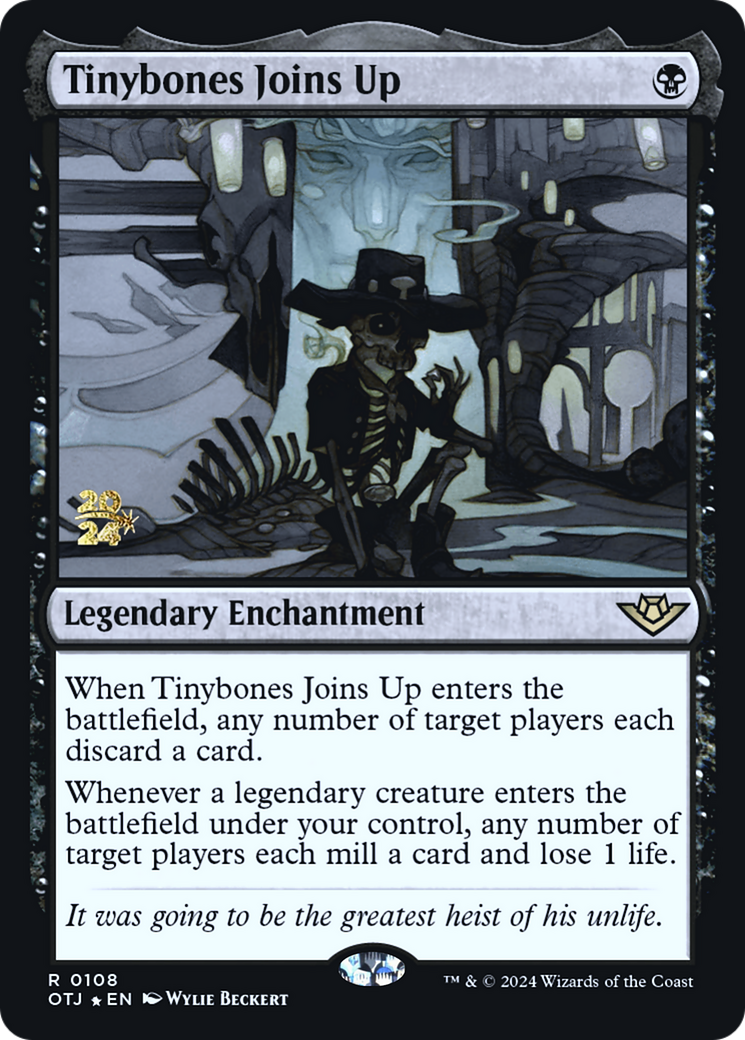 {@R} Tinybones Joins Up [Outlaws of Thunder Junction Prerelease Promos][PR OTJ 108]