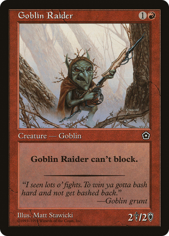 {C} Goblin Raider [Portal Second Age][PO2 103]