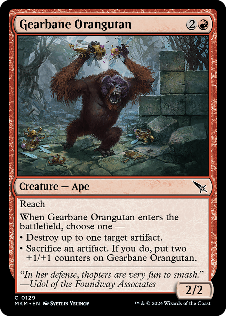 {@C} Gearbane Orangutan [Murders at Karlov Manor][MKM 129]