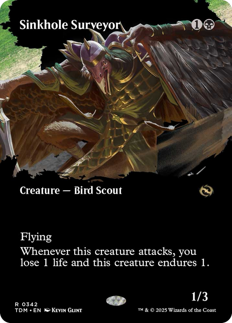 {@R} Sinkhole Surveyor (Borderless) [Tarkir: Dragonstorm][TDM 342]