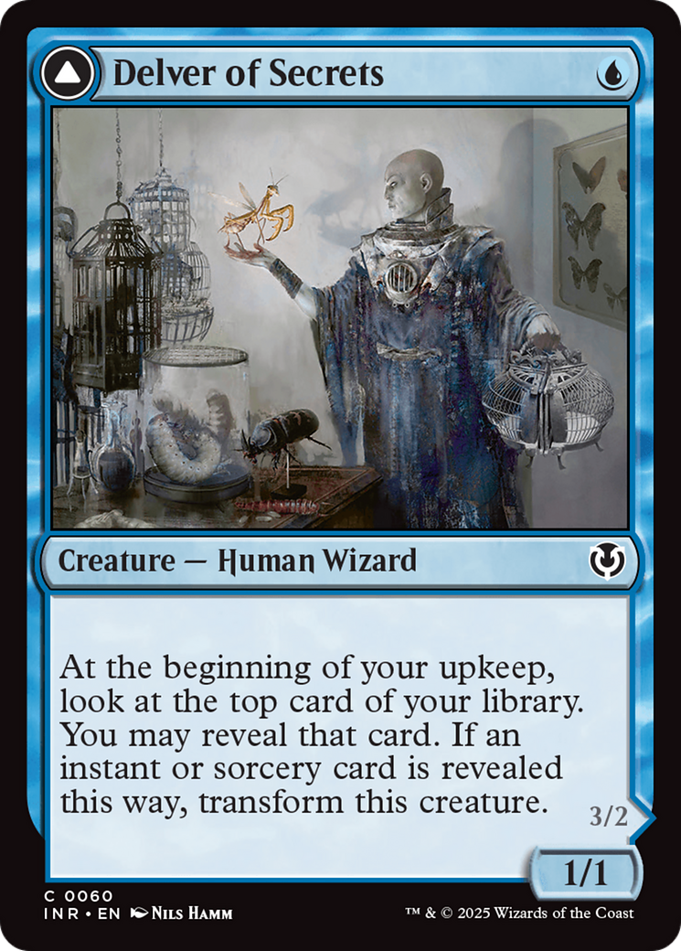 {C} Delver of Secrets // Insectile Aberration [Innistrad Remastered][INR 060]