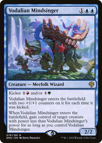 {R} Vodalian Mindsinger (Promo Pack) [Dominaria United Promos][PP DMU 076]