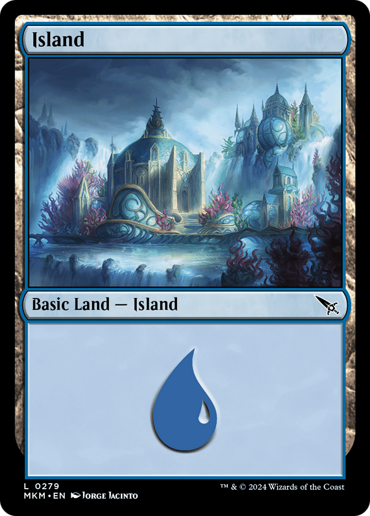 {B}[MKM 279] Island (0279) [Murders at Karlov Manor]