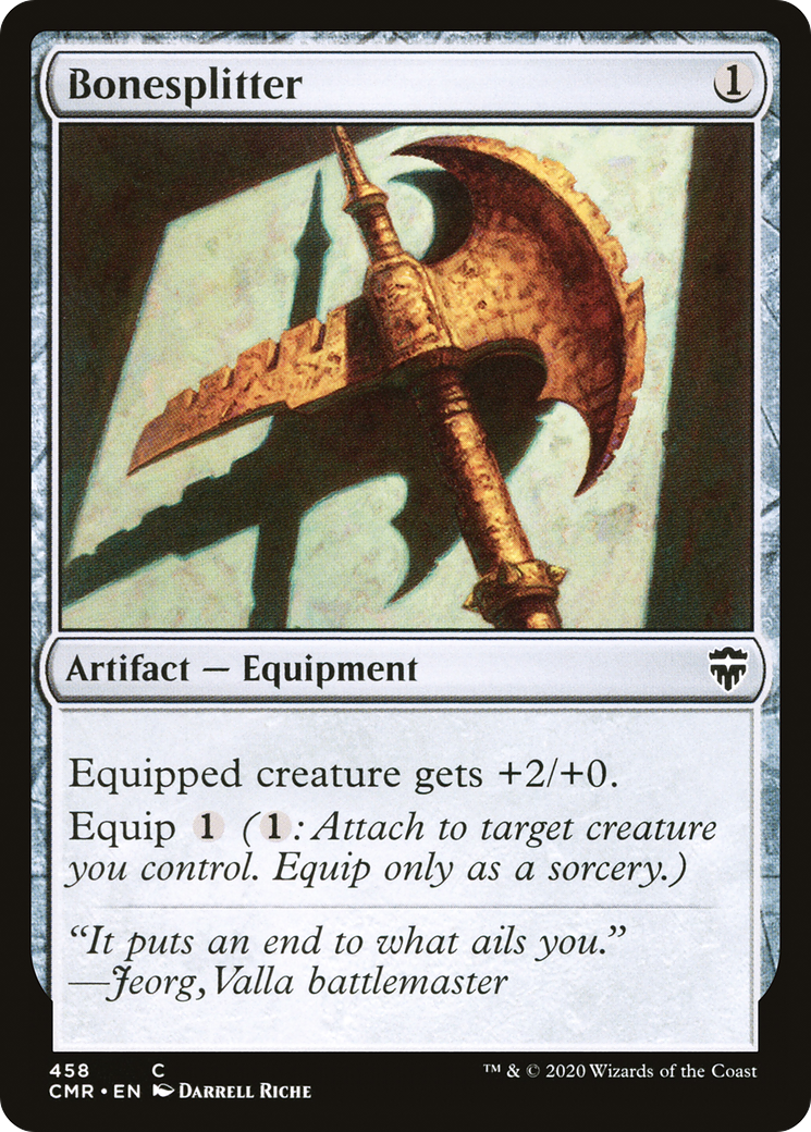 {C} Bonesplitter [Commander Legends][CMR 458]