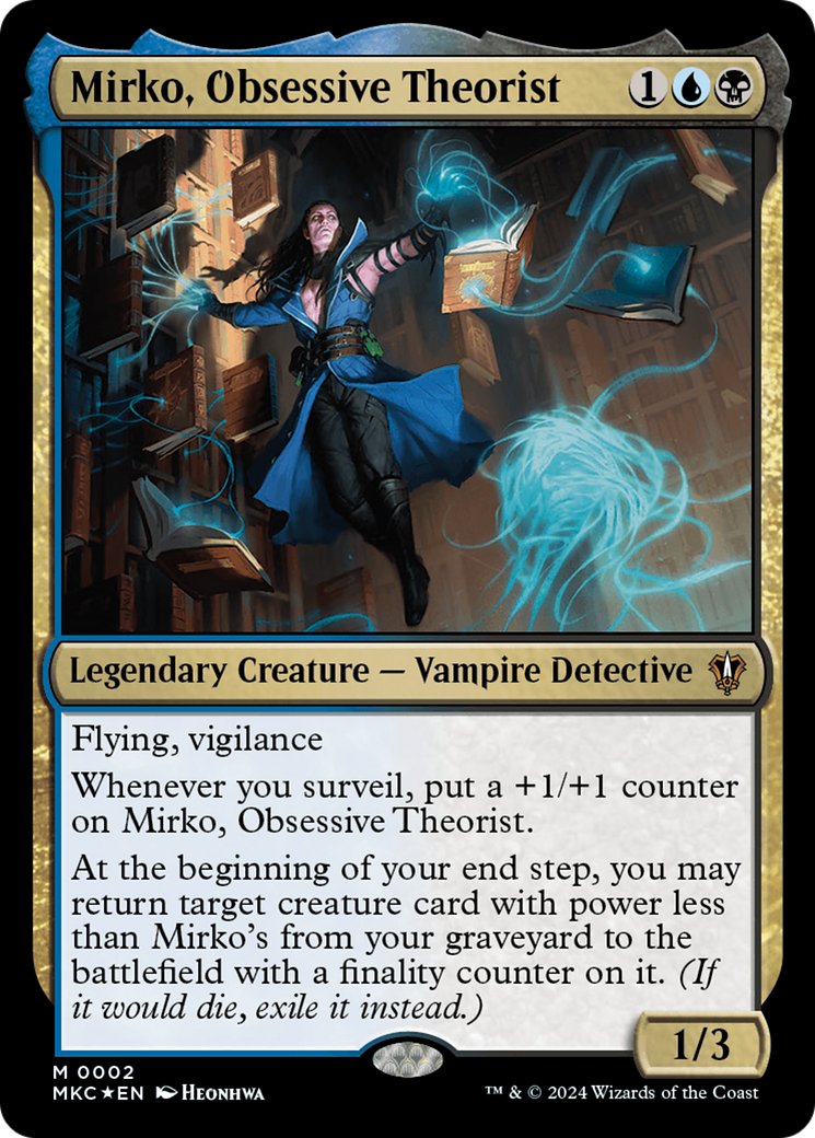 {R} Mirko, Obsessive Theorist [Murders at Karlov Manor Commander][MKC 002]