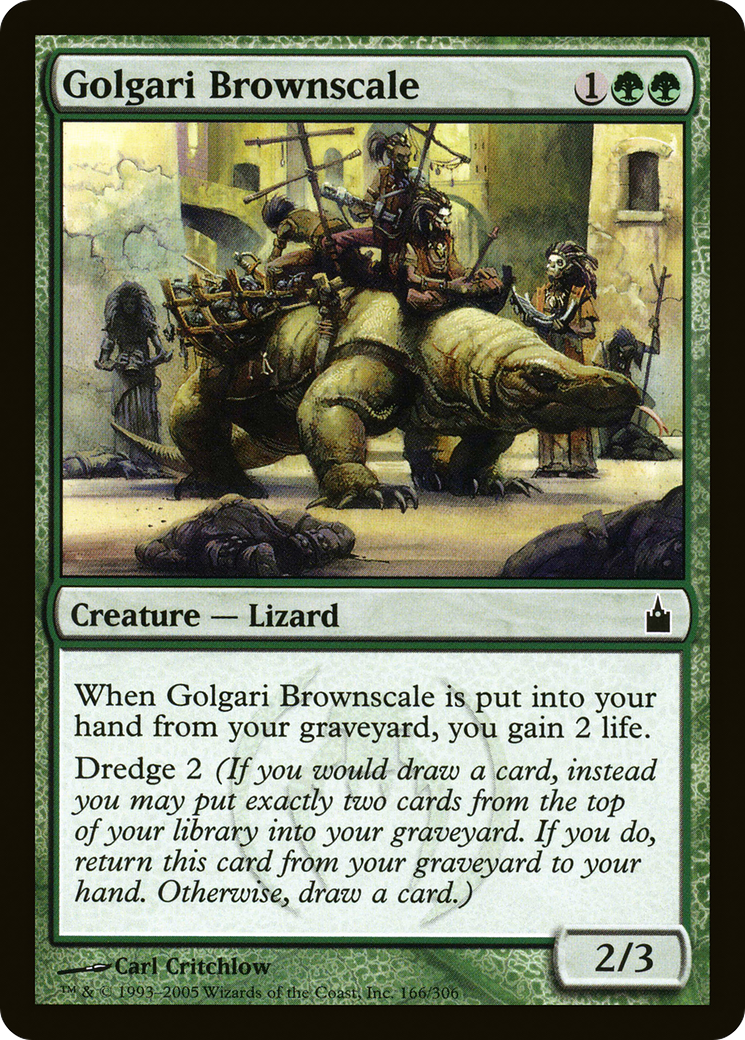 {C} Golgari Brownscale [Ravnica: City of Guilds][RAV 166]