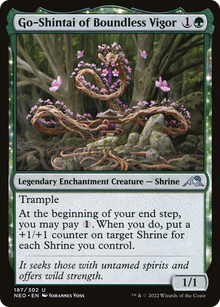 {C} Go-Shintai of Boundless Vigor [Kamigawa: Neon Dynasty][NEO 187]
