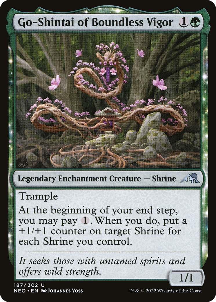 {C} Go-Shintai of Boundless Vigor [Kamigawa: Neon Dynasty][NEO 187]