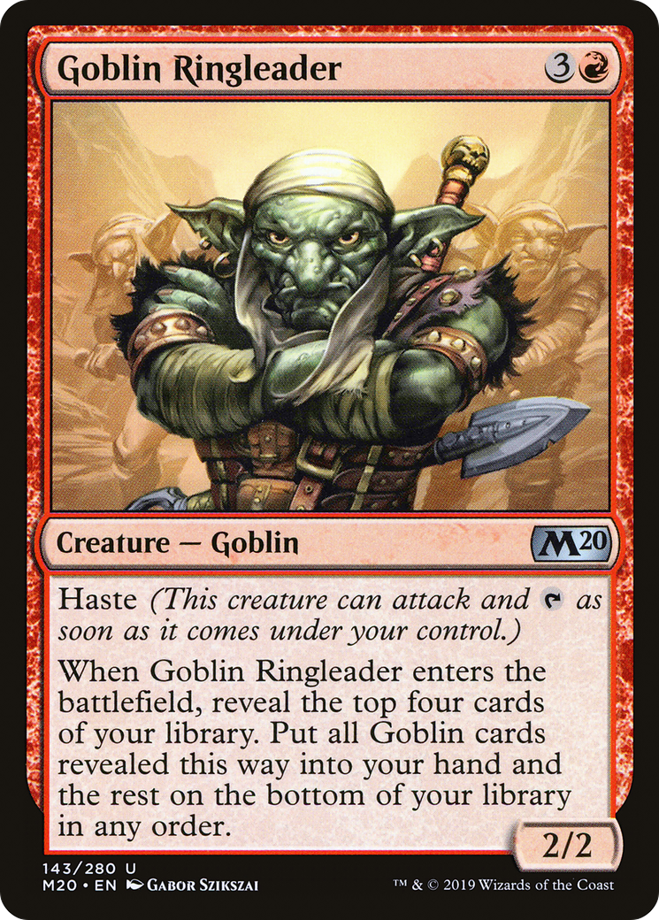 {C} Goblin Ringleader [Core Set 2020][M20 143]