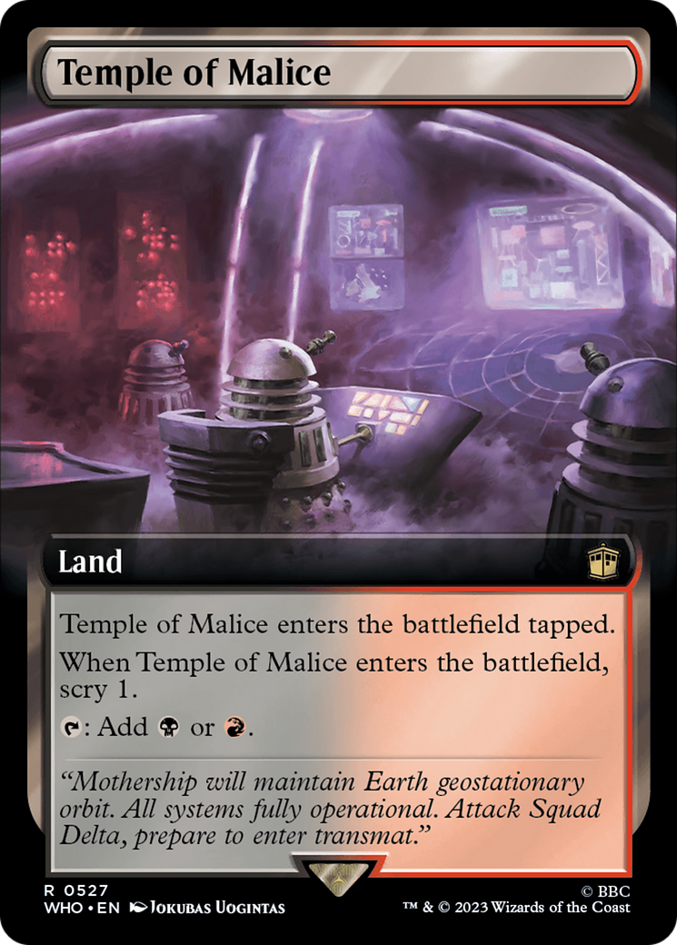 {R} Temple of Malice (Extended Art) [Doctor Who][WHO 527]