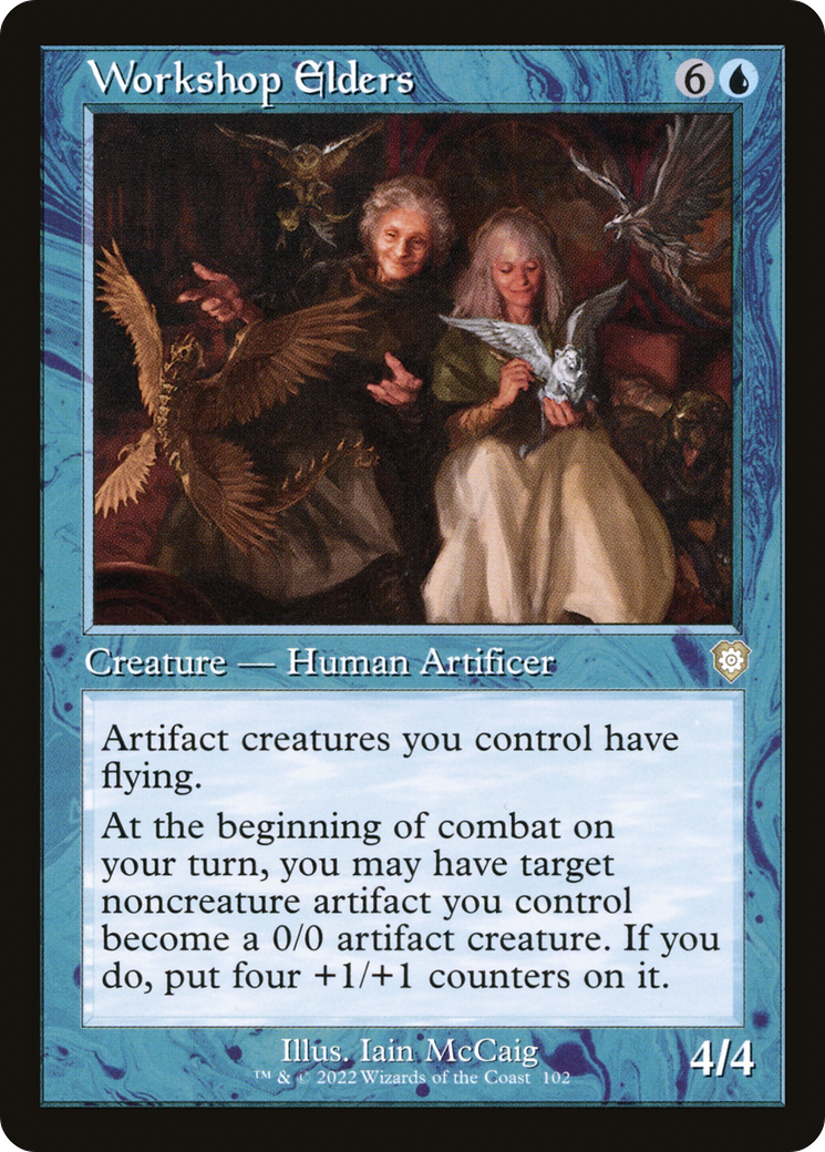 {R} Workshop Elders (Retro) [The Brothers' War Commander][BRC 102]