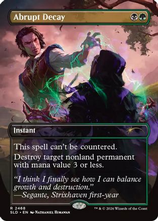 Abrupt Decay [SLD 2468]  Foil